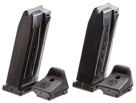 Ruger 90686 Security-9 Value Pack 10rd Magazine Fits Ruger Security-9 Compact 9mm Luger 10rd Black Oxide 2 Pack