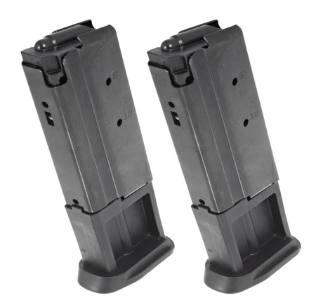 Ruger 90712 Ruger-5.7 Value Pack 10rd Magazine Fits Ruger-5.7 5.7x28mm 10rd Black Oxide 2 Pack