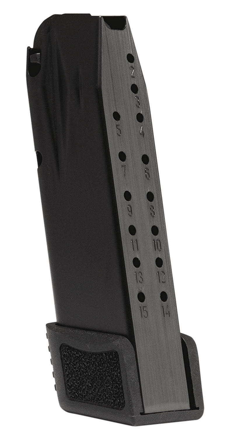 Canik MA903 15rd 9mm Luger Mag TP9 Elite SC Black Metal product photo — Aggressive Guns