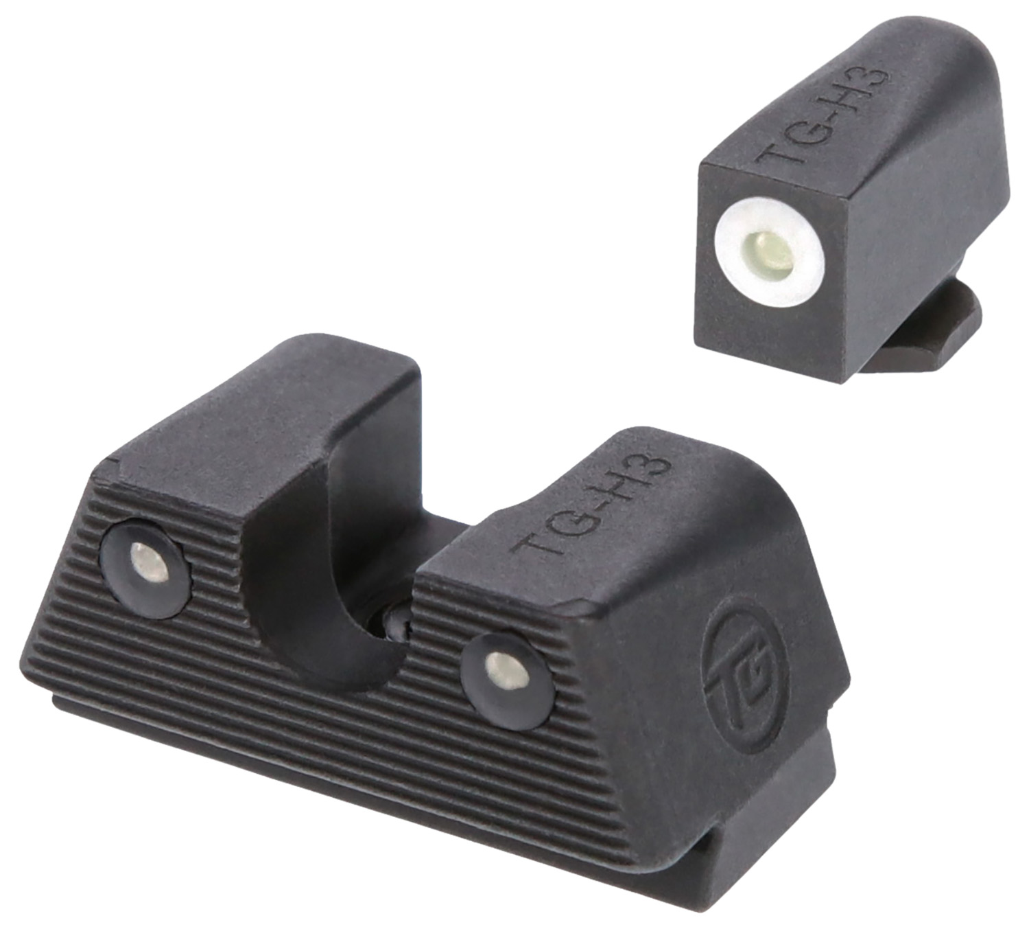 TruGlo TGTG231G1XA Tritium X Night Sight Set Compatible w/Glock 42/43/43X/48 product photo — Aggressive Guns
