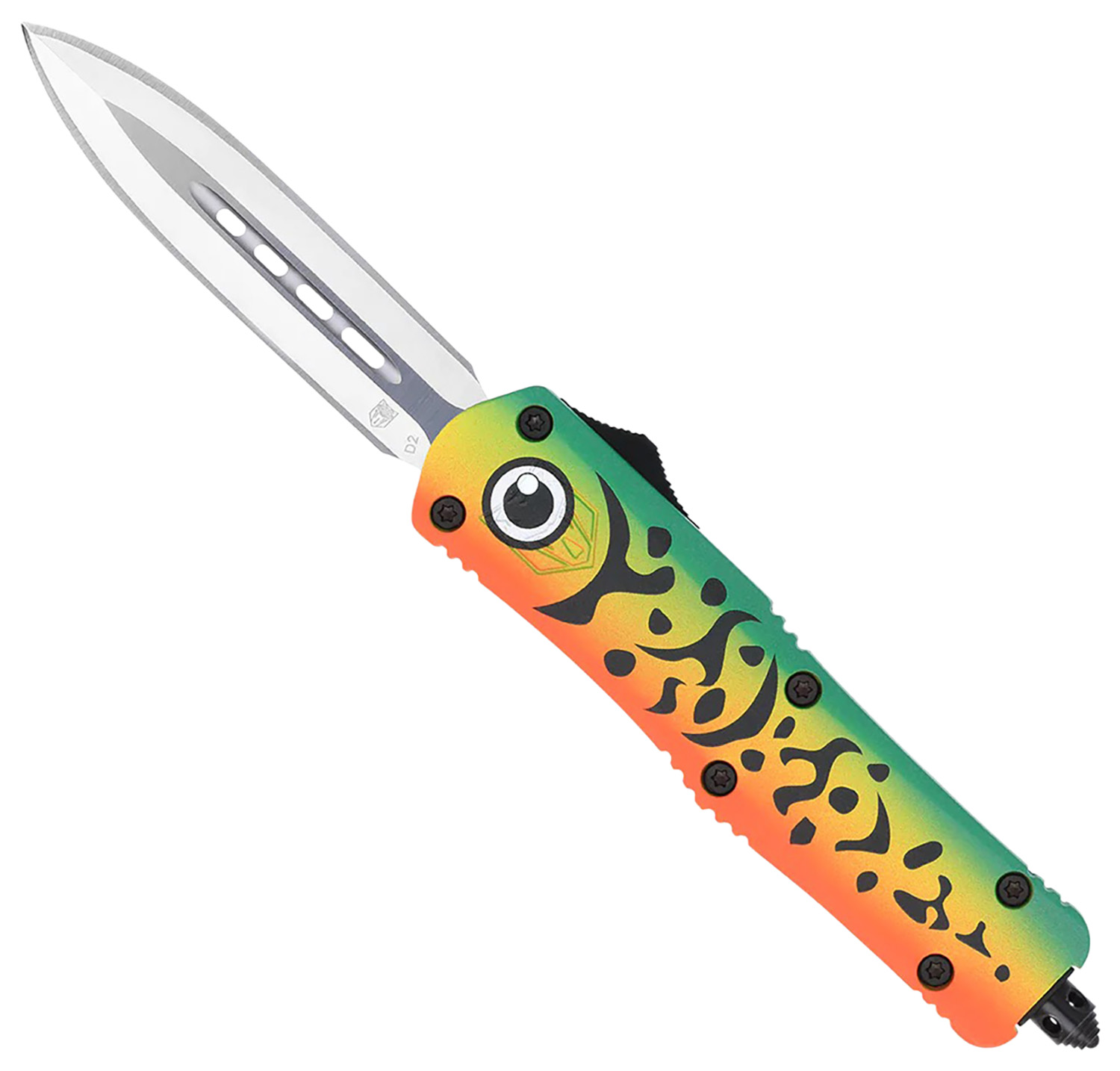 CobraTec Knives MFLGNFS3DAGNS FS-3 Fishing Lure Medium 3" OTF Dagger Plain D2 Steel product photo — Aggressive Guns