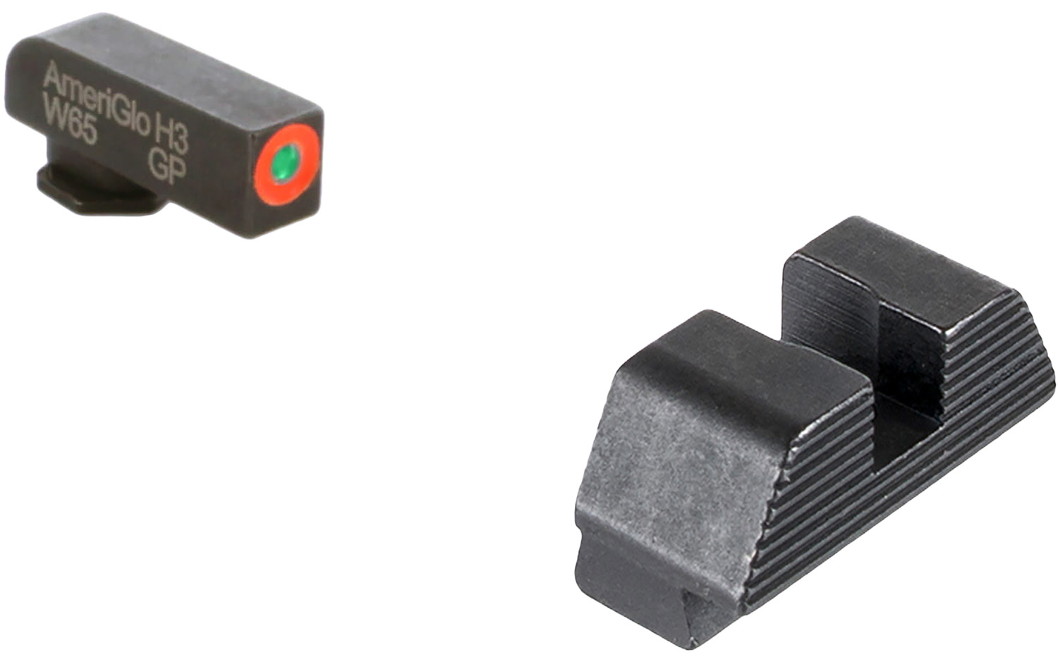 AmeriGlo GL433 Protector Sight Set for Glock  Gen 1-4 9mm/40/380 Gen 5 10mm/45 product photo — Aggressive Guns