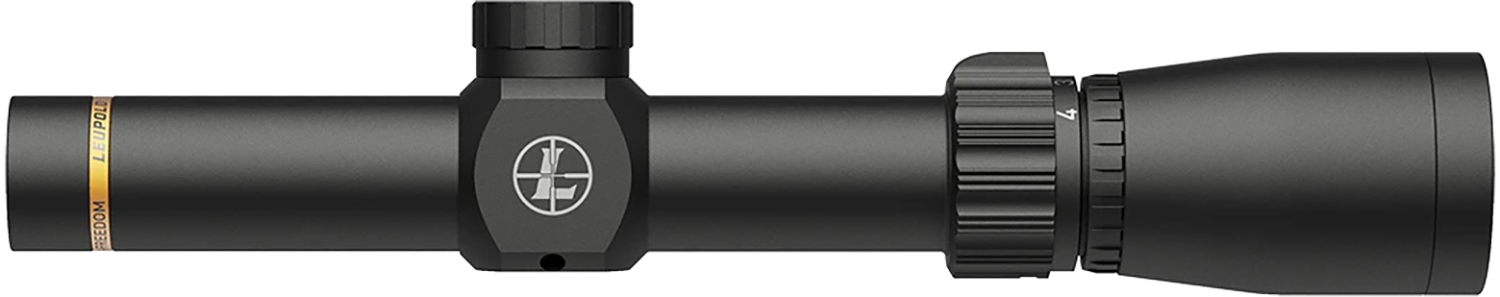 Leupold 174177 VX-Freedom Matte Black 1.5-4x 20mm 1" Tube Pig-Plex Reticle product photo — Aggressive Guns
