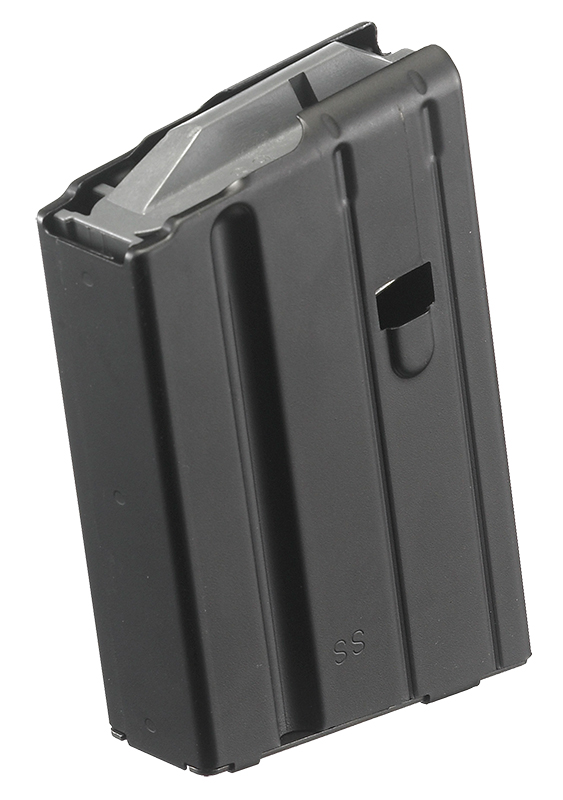 Ruger 90349 5rd Magazine Fits Ruger SR-556 6.8mm Black Stainless Steel product photo — Aggressive Guns