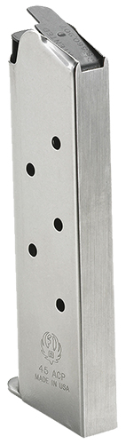 Ruger 90366 SR1911 7rd Magazine Fits Ruger SR1911 45 ACP Stainless mag product photo — Aggressive Guns