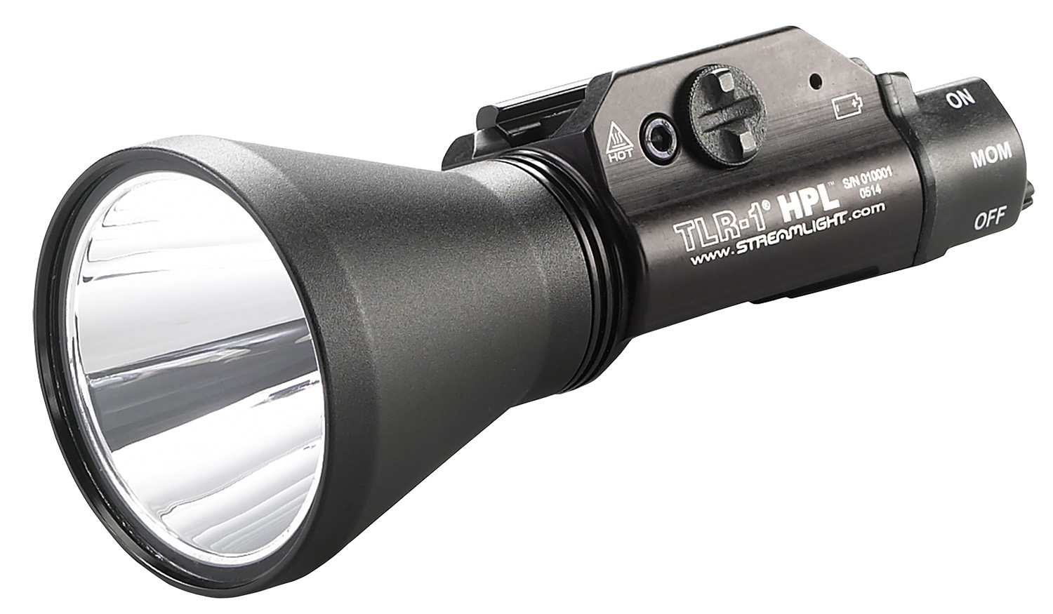 Streamlight 69216 TLR-1 HPL Black Anodized Aluminum 1000 Lumens White LED product photo — Aggressive Guns
