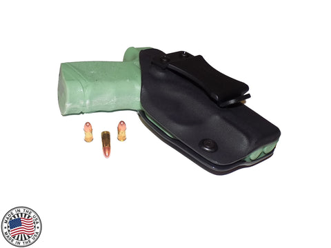 Stampede Concealment kydex concealment holster IWB for Springfield Hellcat 9mm product photo — Aggressive Guns